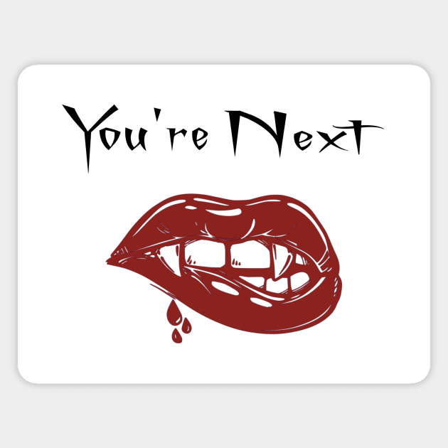 VAMPIRE HALLOWEEN Sticker by NomesInk